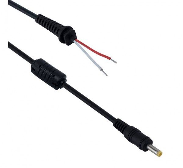 Захранващ кабел за адаптер/лаптоп прав LENOVO 4x1,7mm(ж)/2 жила 1,2m -  Prodavase.bg